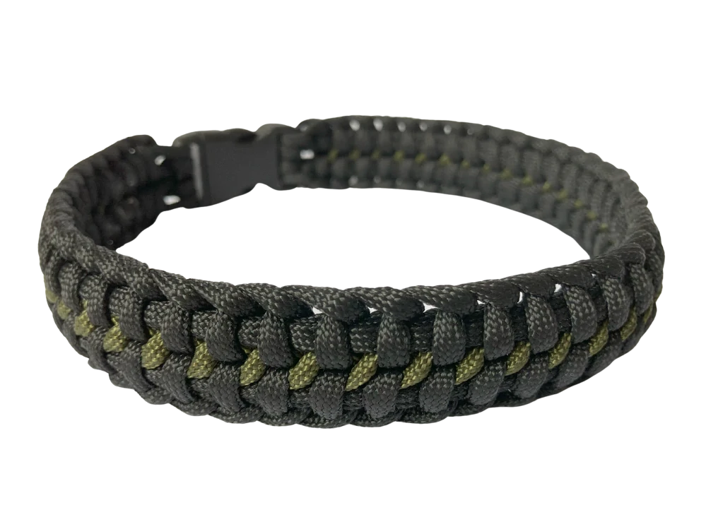 Fixní obojek Fixní obojek Argo - černá/vojenská zelená